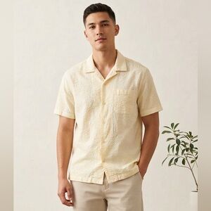 J. Crew Cream Casual Button Down Shirt